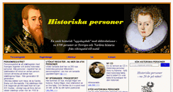Desktop Screenshot of historiska-personer.nu